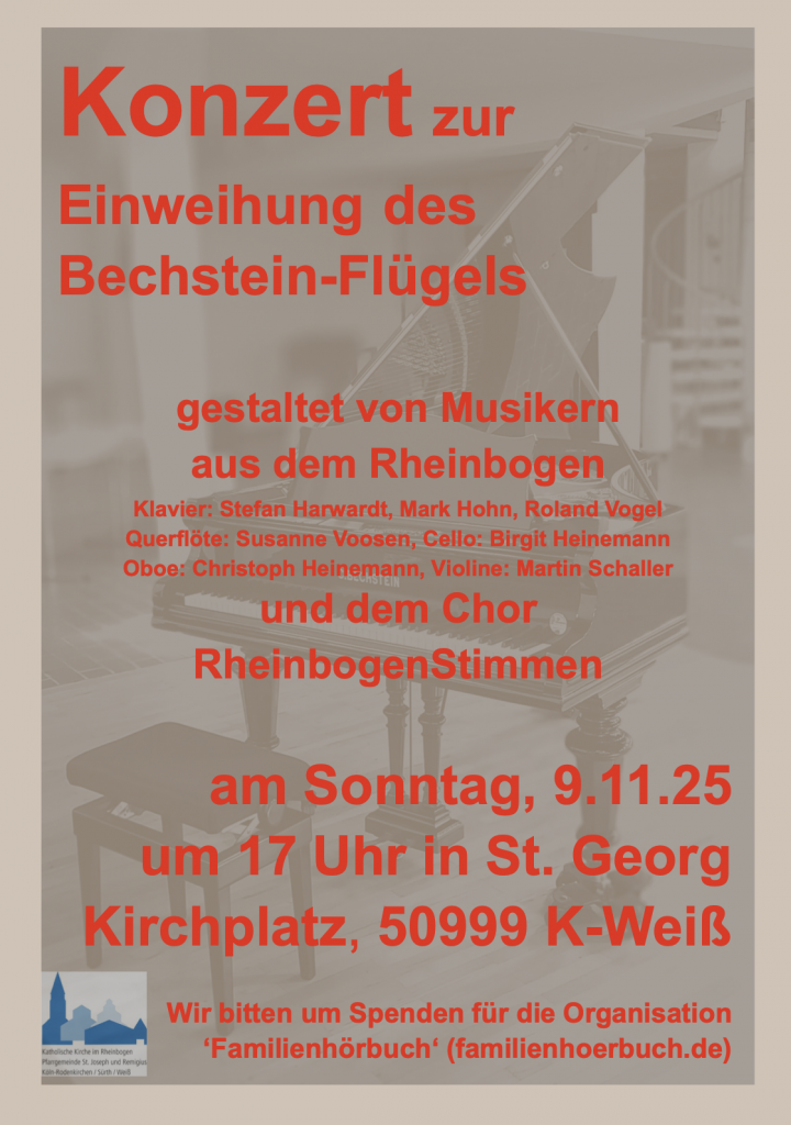 Einweihungskonzert für den Bechstein-Flügel in St. Georg